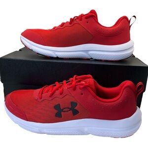 New Under Armour Men's Training UA Charged‎ Assert 10 Running Shoes-Red- Size 10